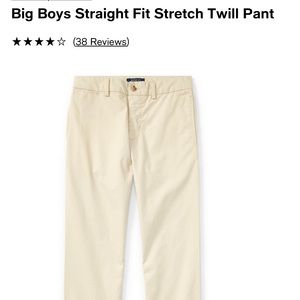 Ralph Lauren Big Boys Straight Fit Stretch Twill Pant